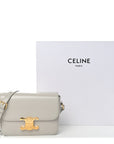 Shiny Calfskin Teen Triomphe Chalk