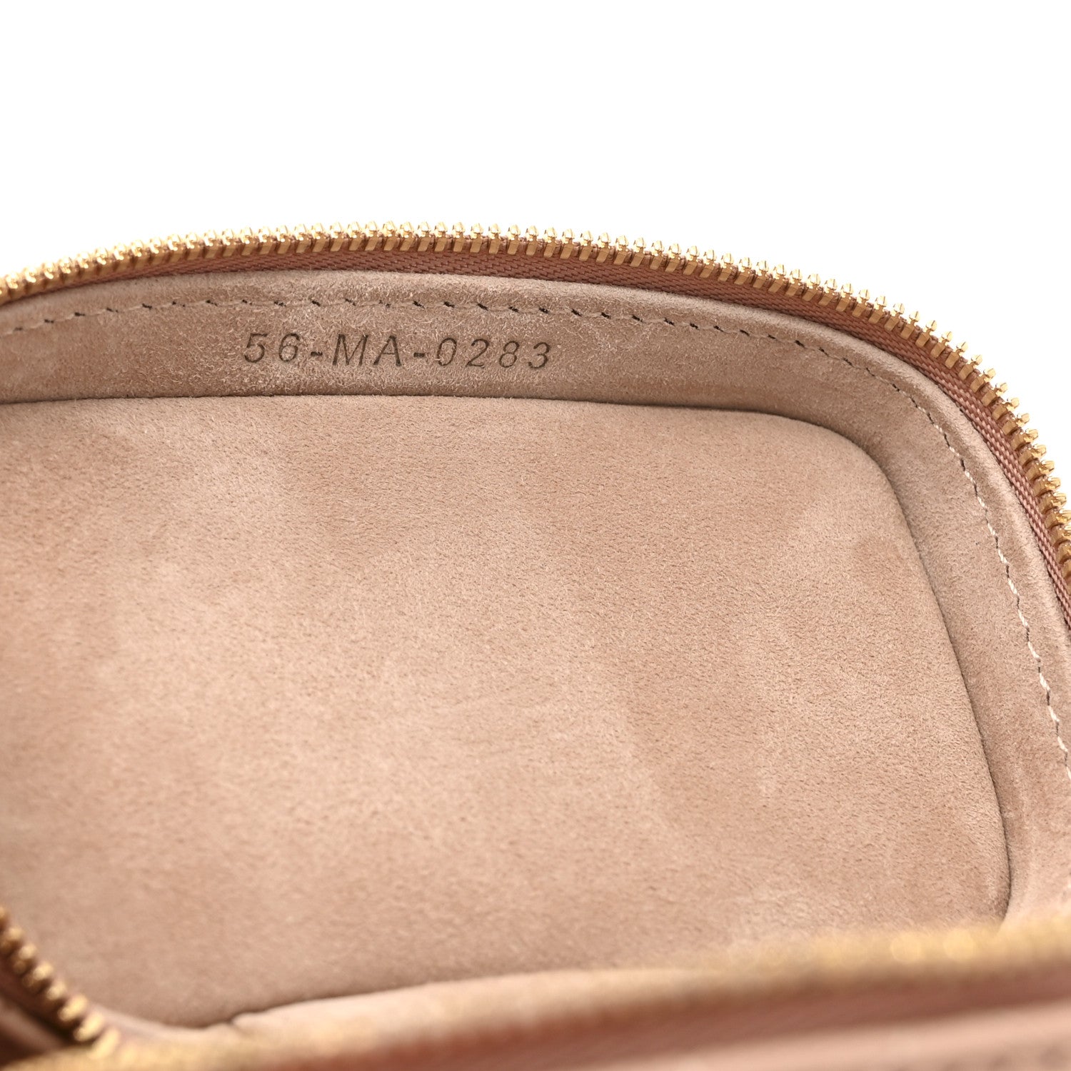 Lambskin Cannage Micro Lady D1OR Vanity Case Rose Des Vents