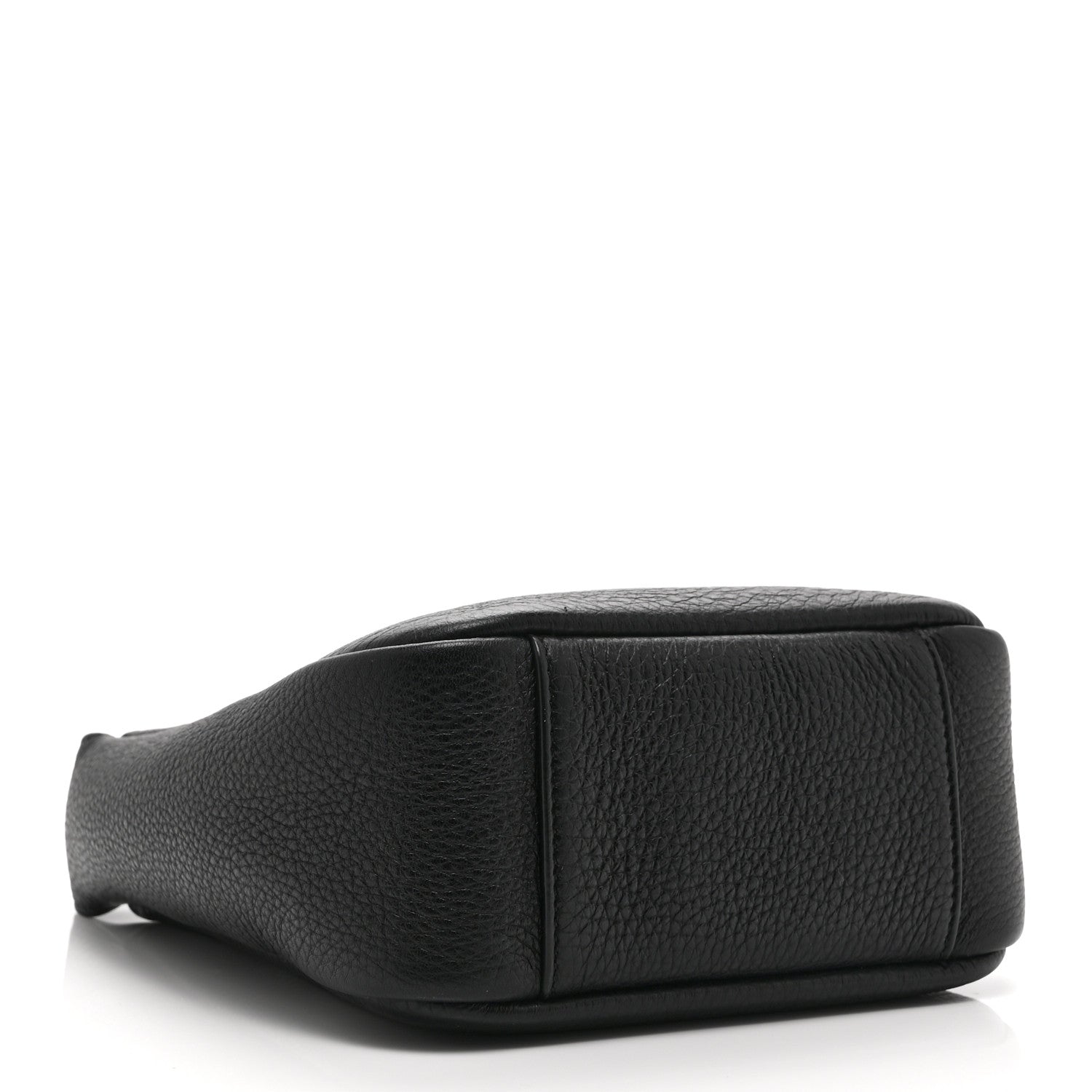 Grained Calfskin Baby Le 5 A 7 Supple Hobo Black