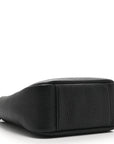 Grained Calfskin Baby Le 5 A 7 Supple Hobo Black