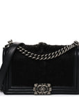 Goat Hair Medium Celtic Boy Flap Black