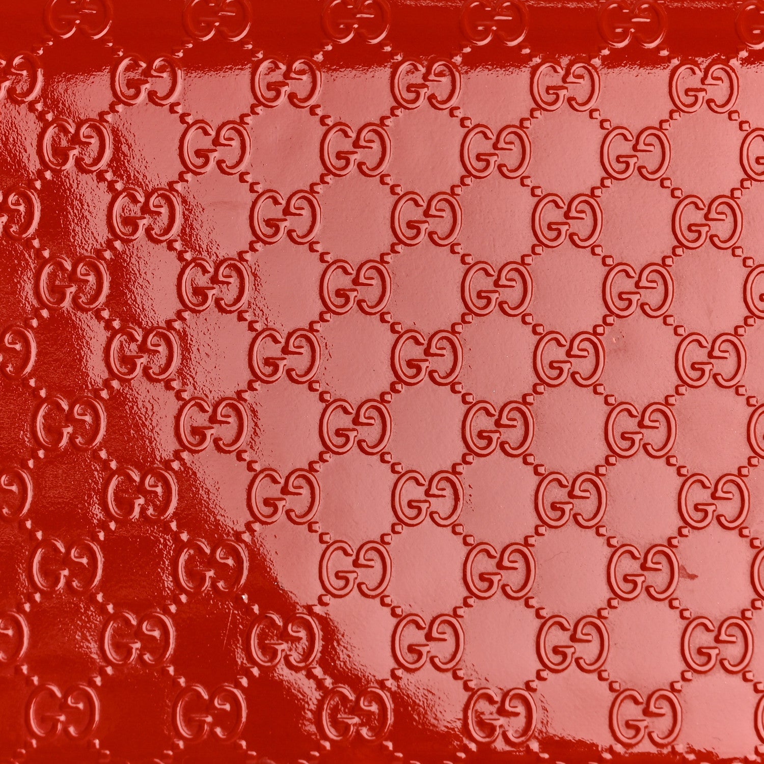 Patent MicroGCCIssima Small Broadway Clutch Red