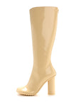 Patent Lambskin Atomic Boots 39 Rubber