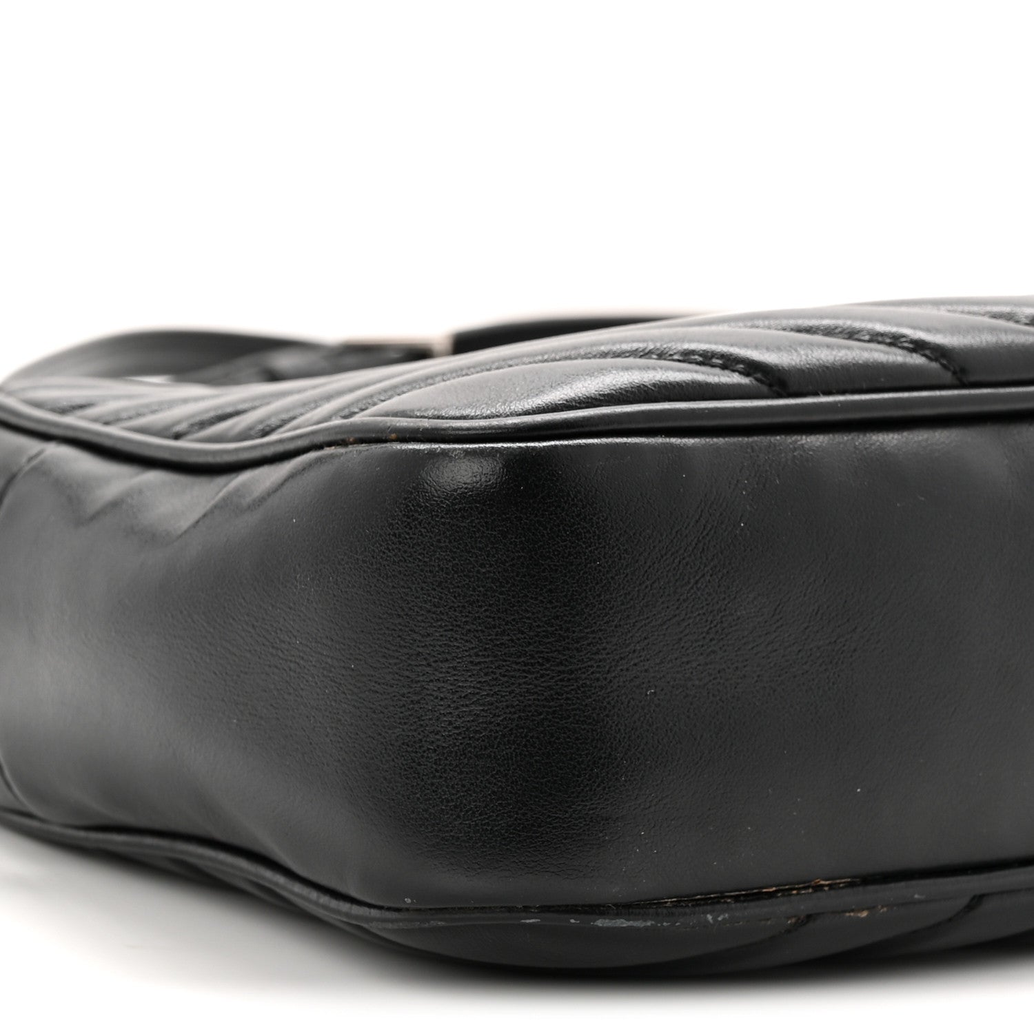 Calfskin Matelasse Monogram Lou Camera Bag Black