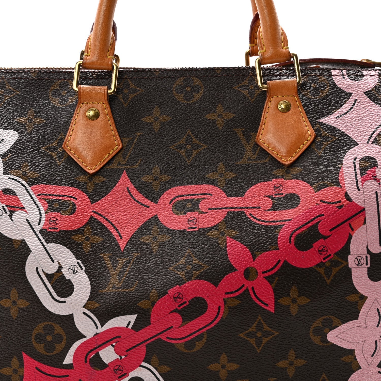 Monogram Bay Speedy 30 Rose Ballerine Poppy