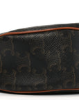 Triomphe Canvas Calfskin Ava Shoulder Bag Tan