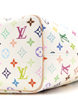 LV X TM Monogram Multicolor Neverfull MM White
