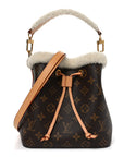 Monogram Shearling Cozygram Neonoe BB