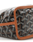 Goyardine Reversible Mini Anjou Black Gold