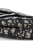 Oblique Saddle Bag Blue