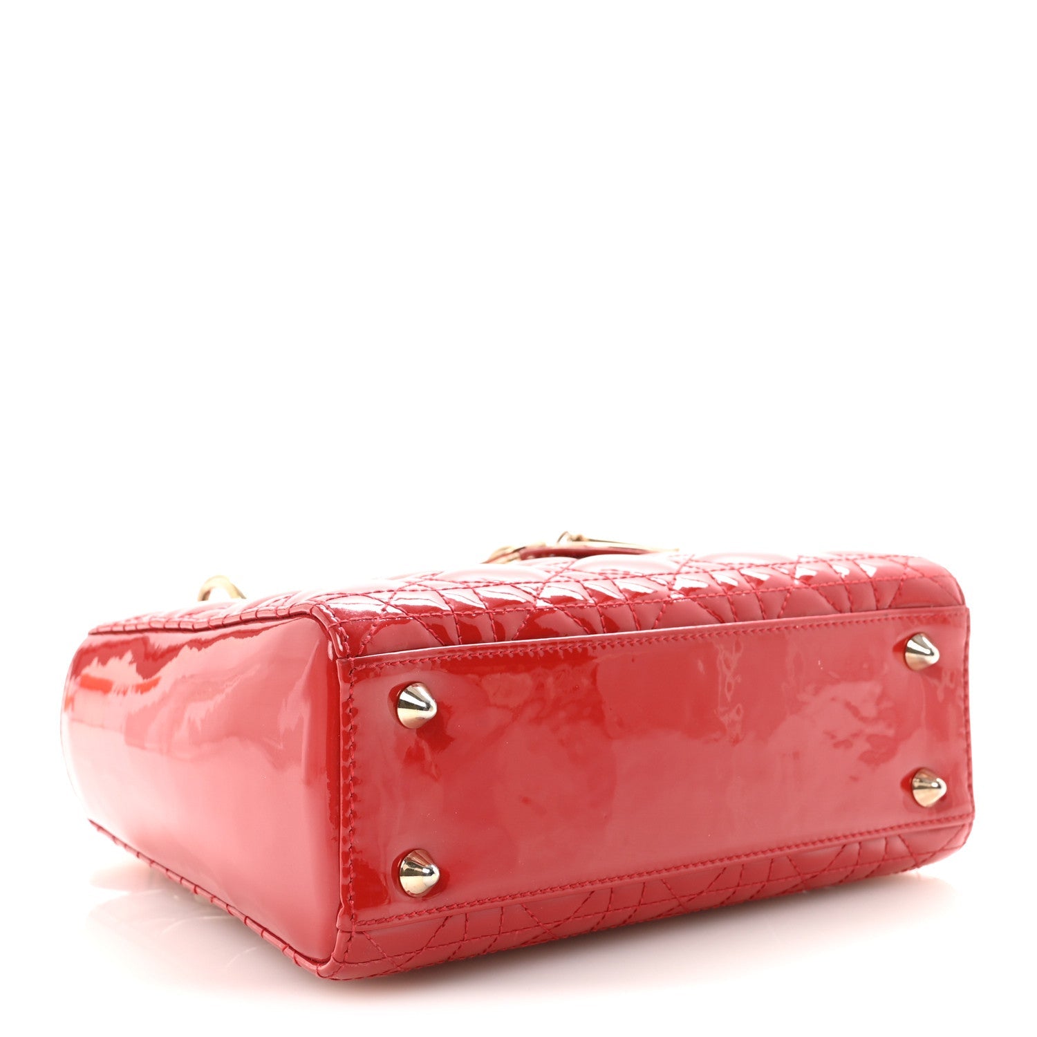 Patent Cannage Small Lady D1OR Red