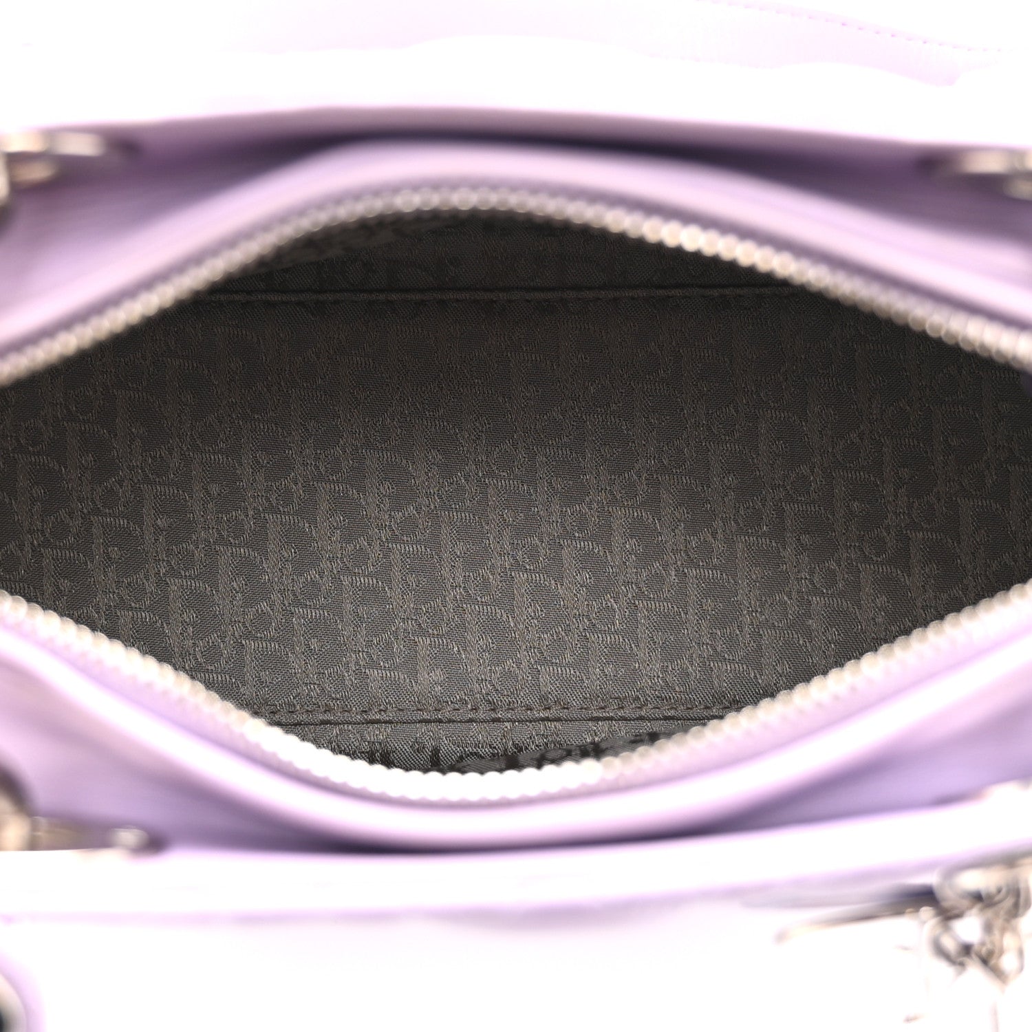 Lambskin Cannage Medium Lady D1OR Purple