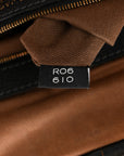 Calfskin Quilted Stam Black