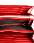 Calfskin Mini Dionysus Chain Wallet Hibiscus Red