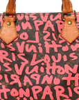 Monogram Graffiti Speedy 30 Fuchsia