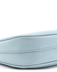 Saffiano Lux Re-Edition 2005 Mini Shoulder Bag Celeste