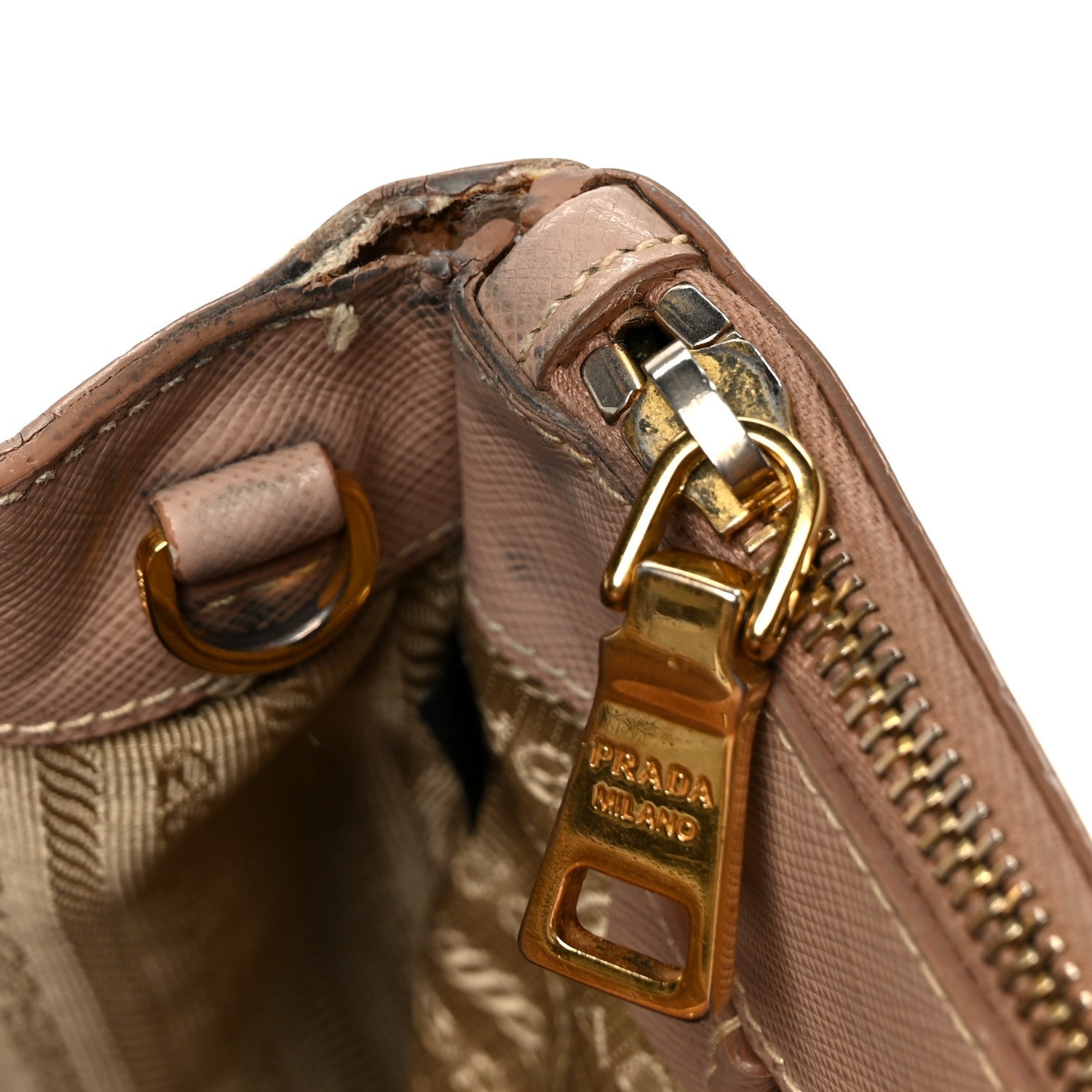 Saffiano Small Galleria Double Zip Tote Cammeo