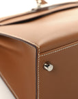 Madame Calfskin Kelly Sellier 28 Gold