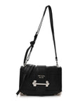 Glace Calf Soft Cahier Bag Black Astrale