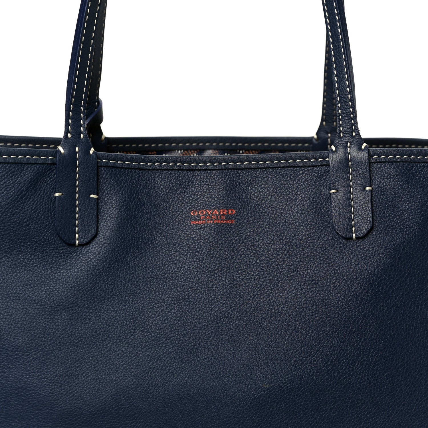 Goyardine Reversible Anjou PM Navy