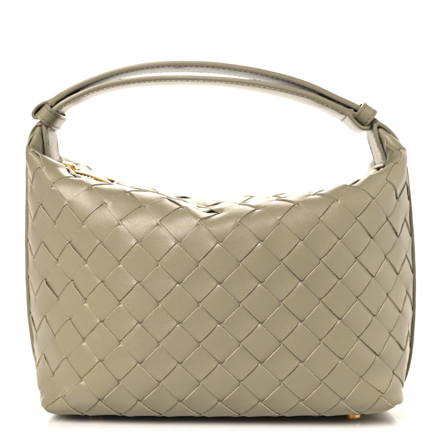 Calfskin Nappa Intrecciato Mini Wallace Travertine