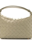 Calfskin Nappa Intrecciato Mini Wallace Travertine