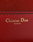 Calfskin J'AD1OR Chain Flap Bag Red