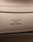 Natural Smooth Calfskin Small Rodeo Top Handle Handbag Almond