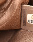Caviar Chevron Quilted Medium Boy Flap Dark Beige