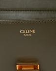 Box Calfskin Teen Classic Box Flap Bag Dark Olive