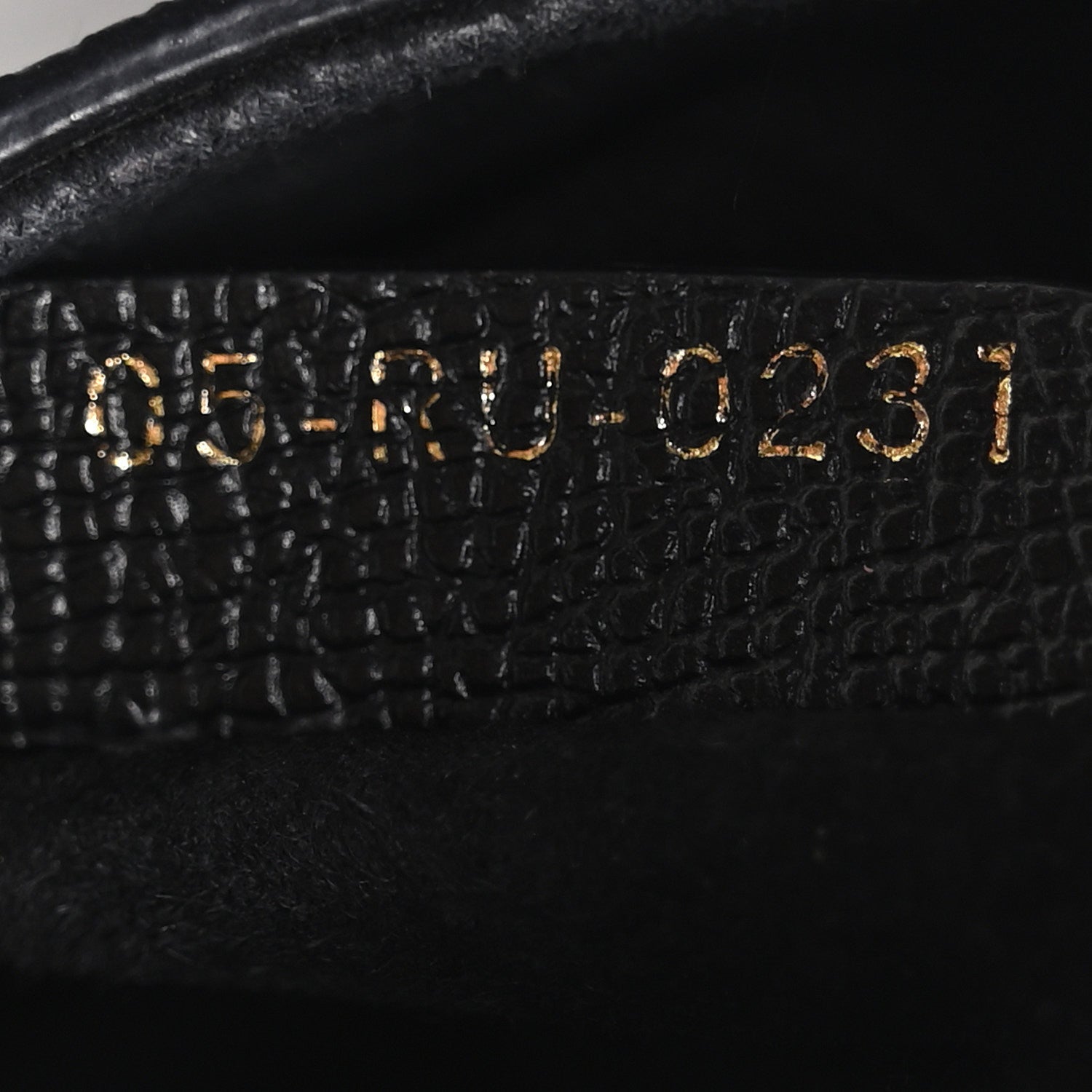 Grained Calfskin Mini Saddle Bag Black