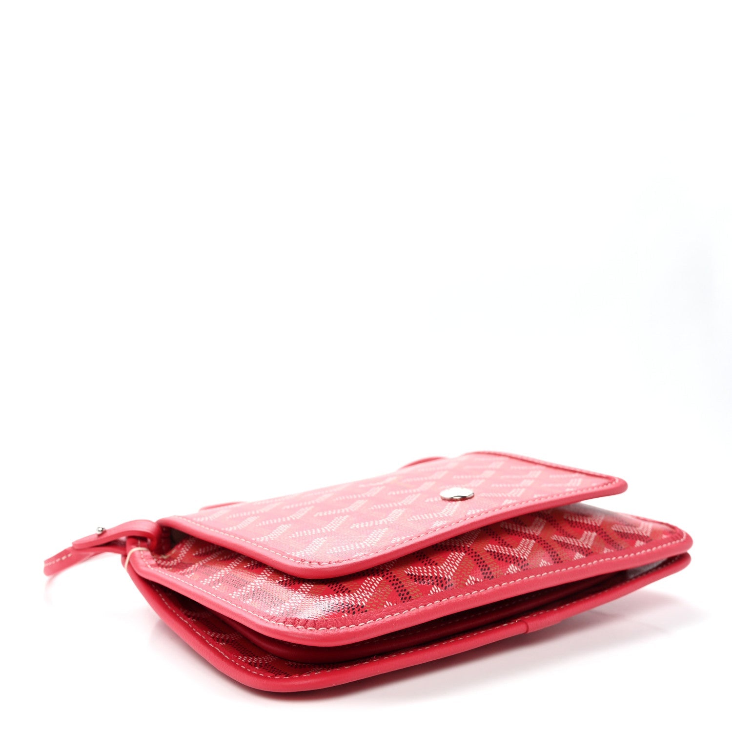Goyardine Le Jardin Plumet Wallet Clutch Fuchsia