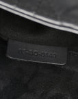 Ultra Matte Calfskin Cannage Medium Lady D1OR Black