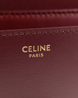 Liege Calfskin Teen Classic Box Flap Bag Burgundy