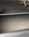 Pearly Lambskin Cannage Medium Lady D1OR Grey