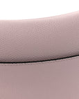 Grained Calfskin Mini Saddle Bag Light Pink