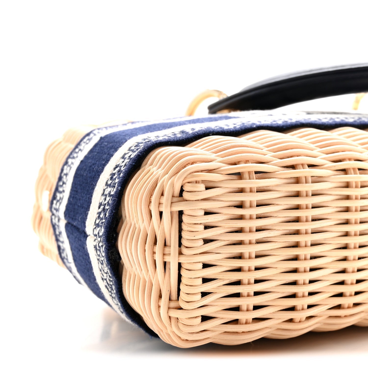 Wicker Oblique D1ORiviera Medium Lady D-Joy Bag Blue