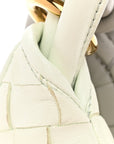 Nappa Intrecciato Small Gemelli Agate Grey Glacier