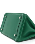 Togo Verso Birkin 30 Vert Vertigo Vert Fonce