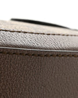 GG Supreme Monogram Web Mini Ophidia Round Shoulder Bag Brown