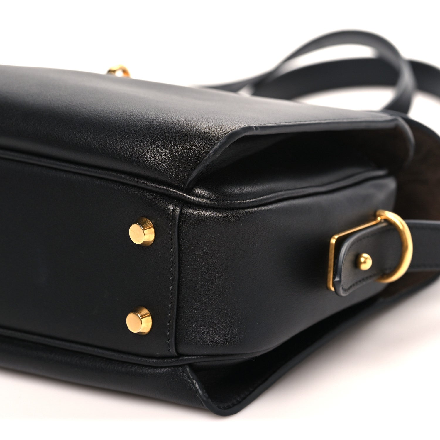 Smooth Calfskin Medium Le 7 Shoulder Bag Black