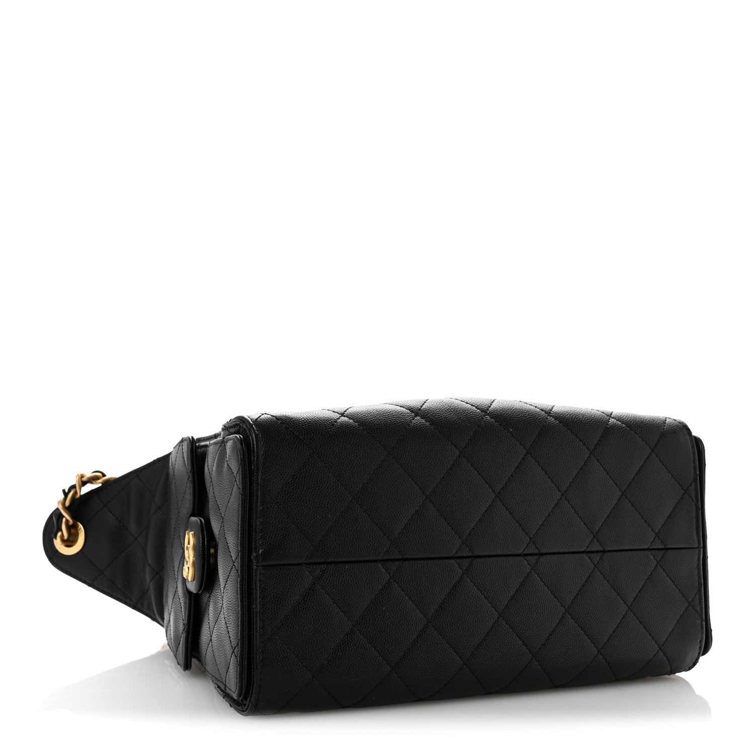Caviar Quilted Small CHNL 25 Handbag Black