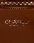 Lambskin Shearling Medium Deauville Tote Brown