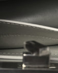 Iridescent Crystal Vitello Laminato Suede FF Petite Peekaboo I SEE U Satchel Cappuccino