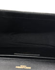 Grain De Poudre Medium Classic Monogram Kate Satchel Black