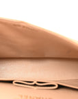 Lambskin Quilted Small Double Flap Beige