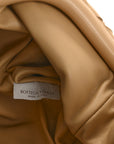Nappa Maxi Intrecciato The Pouch Oversized Clutch Almond