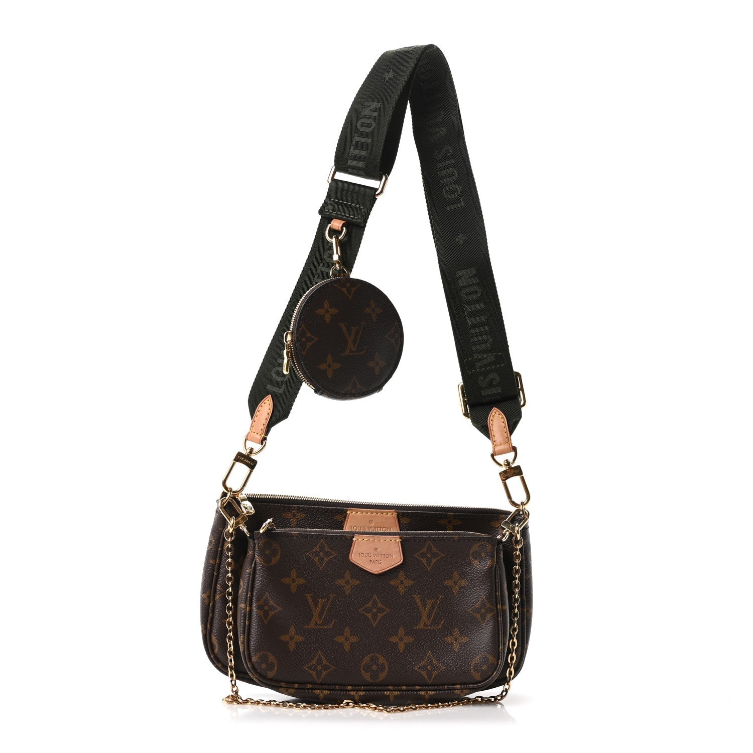 Monogram Multi Pochette Accessories Kaki