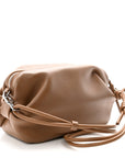 Supple Lambskin Bow Pouch Camel