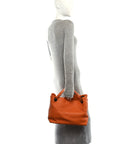 Nappa Intrecciato Bella Tote Orange